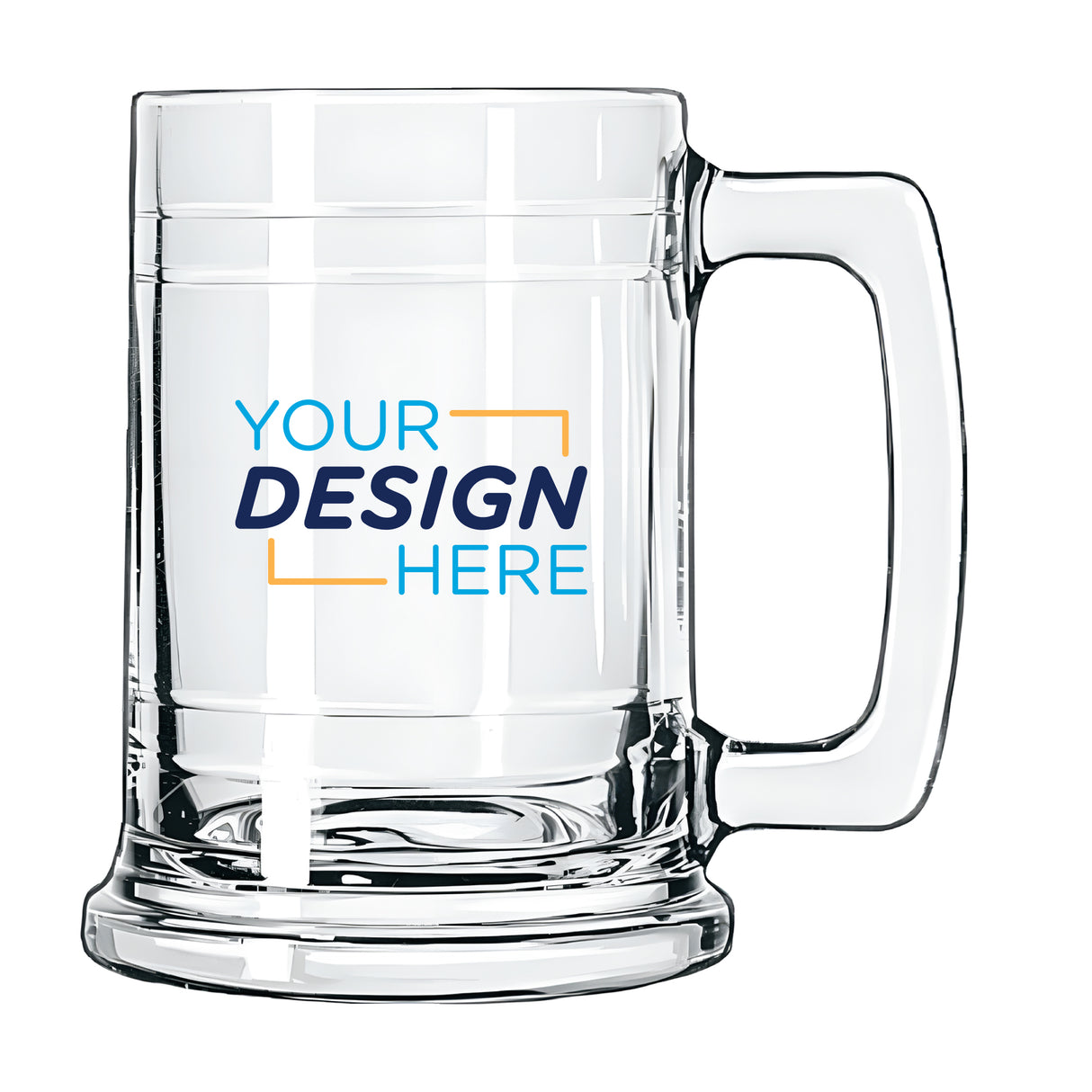 Custom 15 oz Maritime Glass Mug – Nautical Branded Drinkware