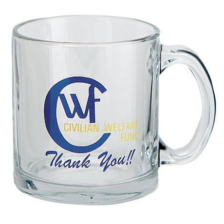 Custom 13 oz. Warm Beverage Glass Mug
