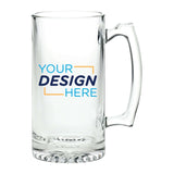 Custom Libbey 25 oz Sport Beer Mug with Trigger Handle for personalized designs and big beverages.