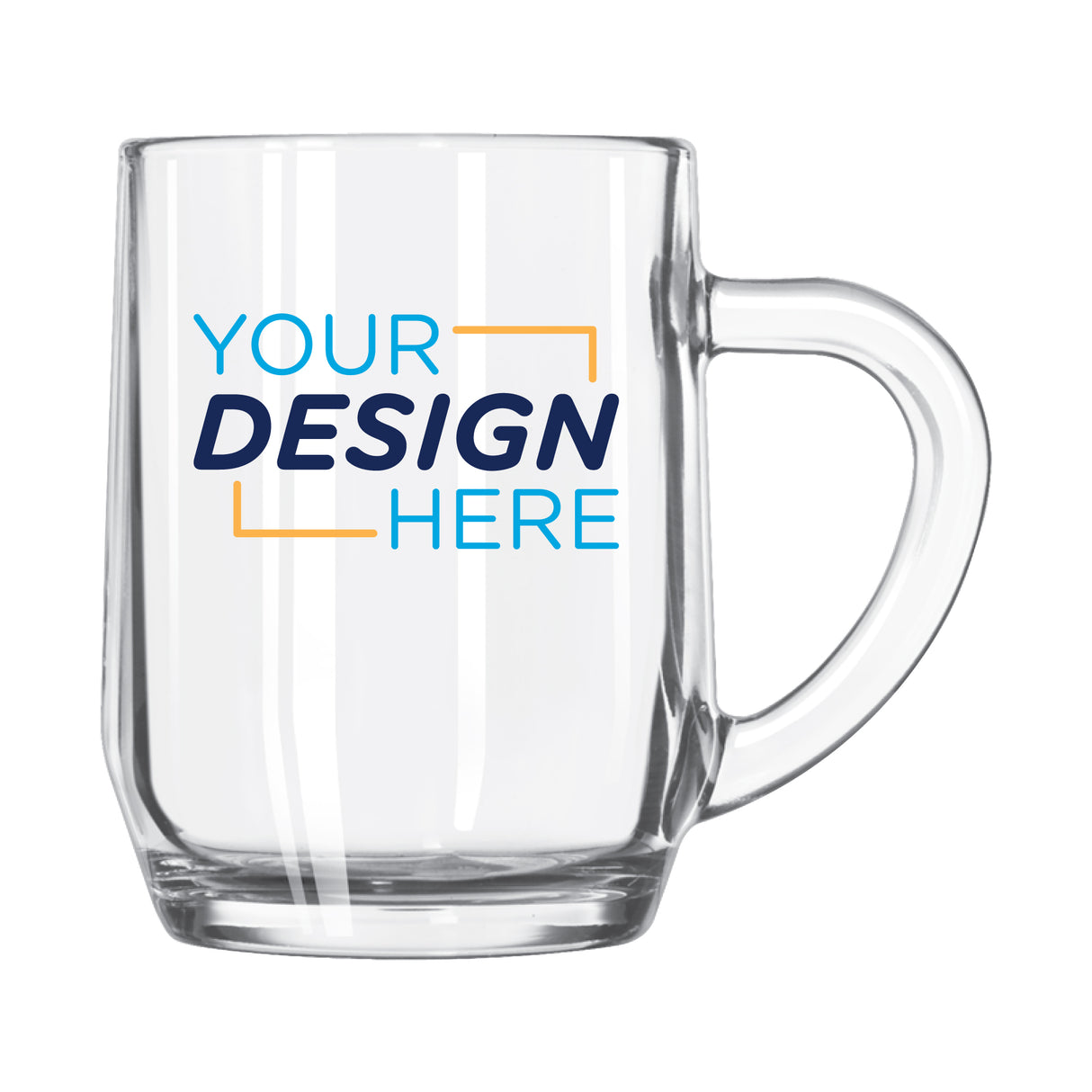 Custom 10 oz All-Purpose Glass Mug – Versatile Branded Drinkware