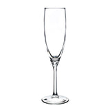 Custom Libbey 6 oz Domaine Flute Glass for champagne toasts, featuring elegant design and high-quality glass.
