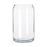 Custom 16 oz Arc Can Beer Glass, sleek design, ideal for branding, bars, restaurants, promotional events.