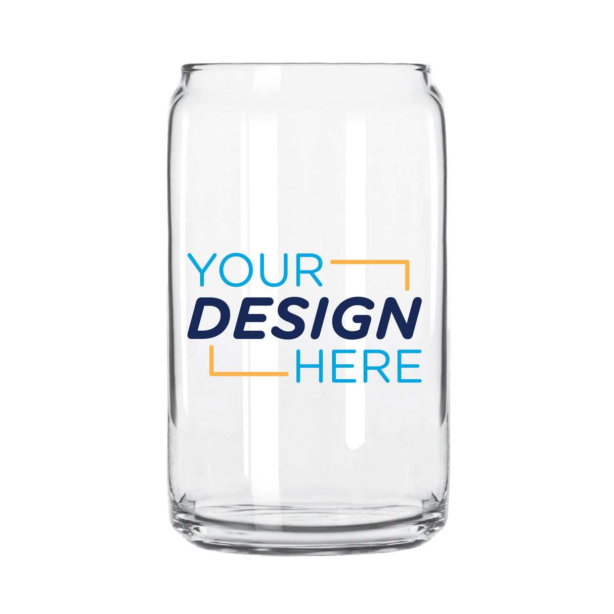 Custom 16 oz. Can Glass – Modern Branded Drinkware